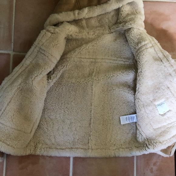 Sandro shearling jacket size 2 - Picture 4 of 9